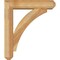 Ekena Millwork Thorton Craftsman Rough Sawn Bracket w/ Offset Brace, Western Red Cedar, 6"W x 24"D x 28"H BKT0604X24X28THR04RWR - alternate 2